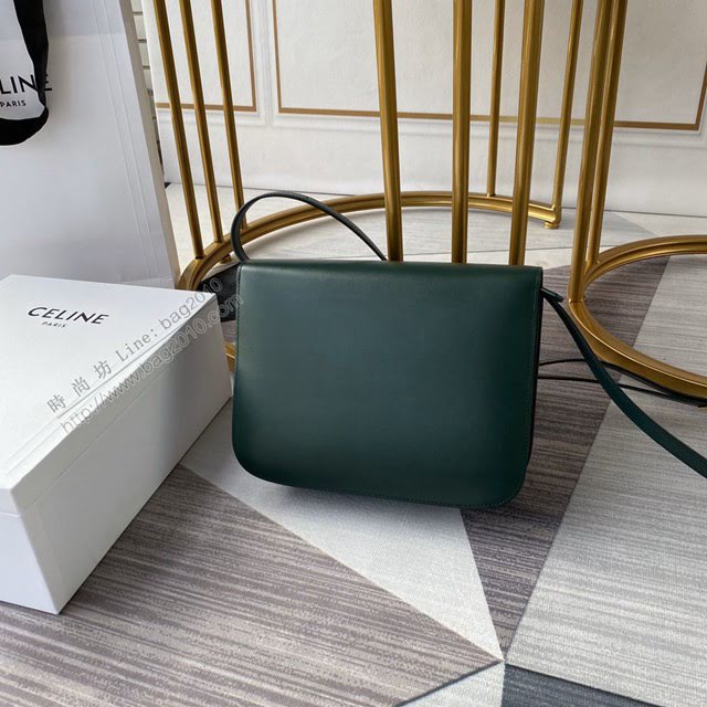 Celine女包 賽琳全新升級手搓紋系列 Celine box豆腐包 Celine單肩斜挎女包 78008  slyd2103